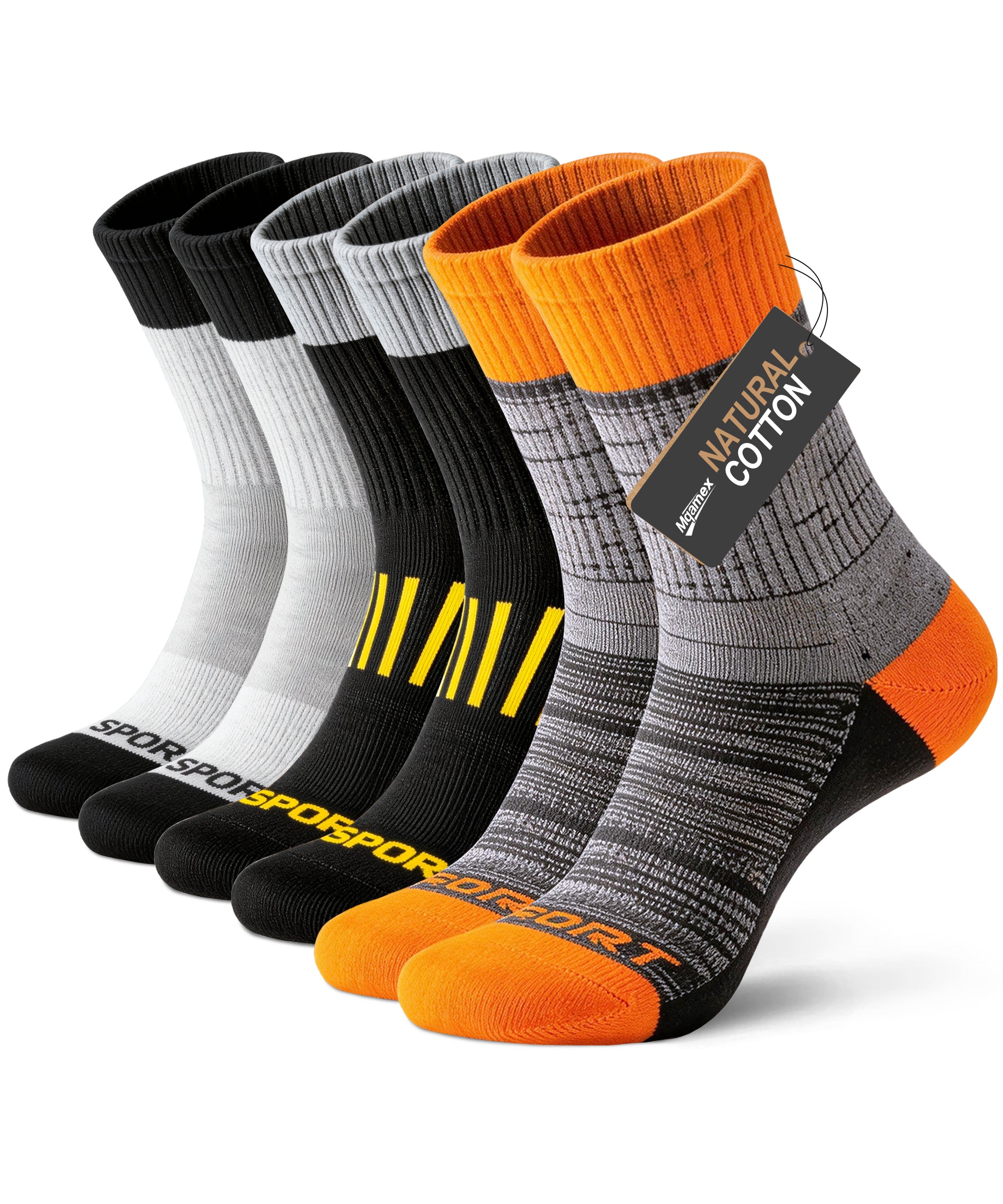 MQAMEX Elite Ultra Light Tennis + Pickleball Socks-Mini Crew Socks