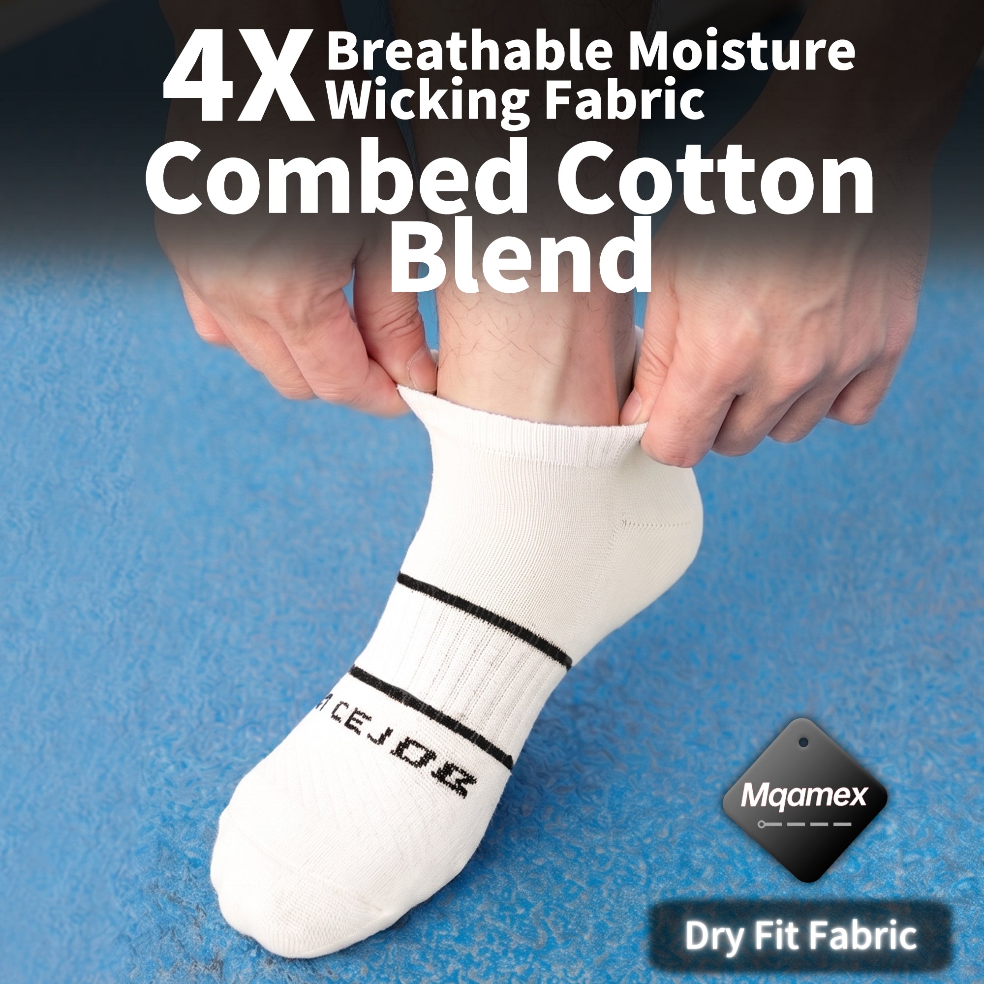 MQAMEX Elite Ultra Light Running Socks-Ankle socks