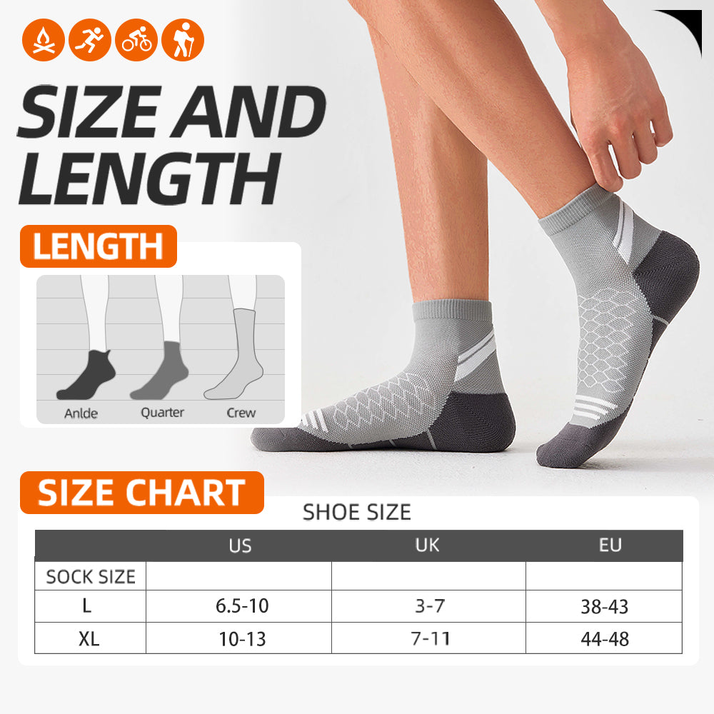 MQAMEX Elite Ultra Light Running Socks-Half Calf Socks