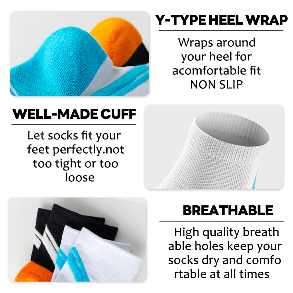 MQAMEX Elite Ultra Light Running Socks-Half Calf Socks