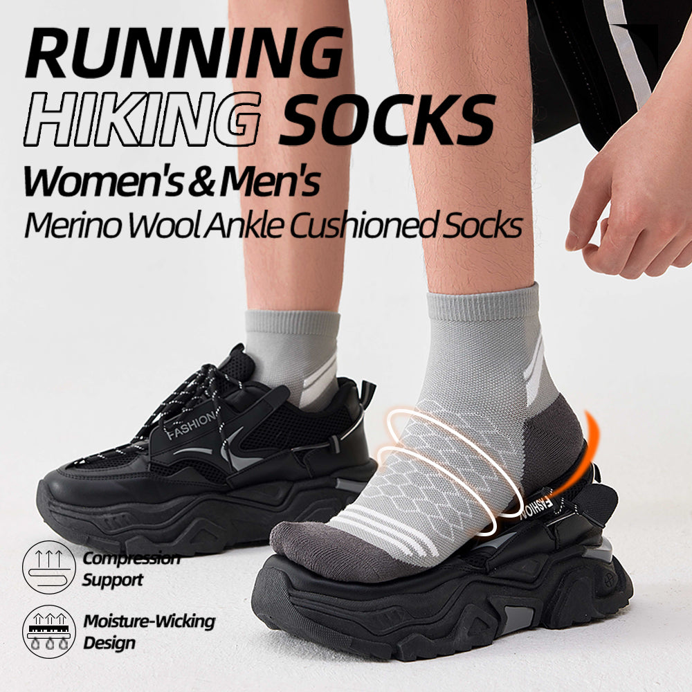 MQAMEX Elite Ultra Light Running Socks-Half Calf Sock