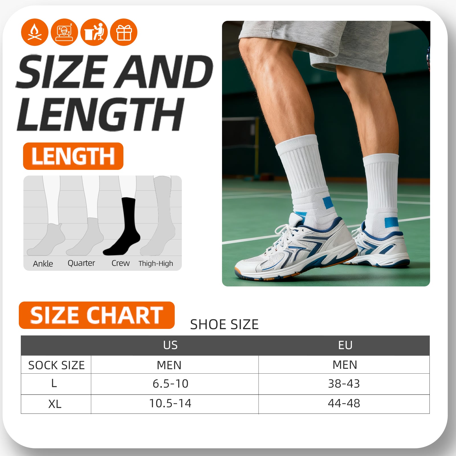 MQAMEX Elite Ultra Light Running Socks-Calcetines tobilleros