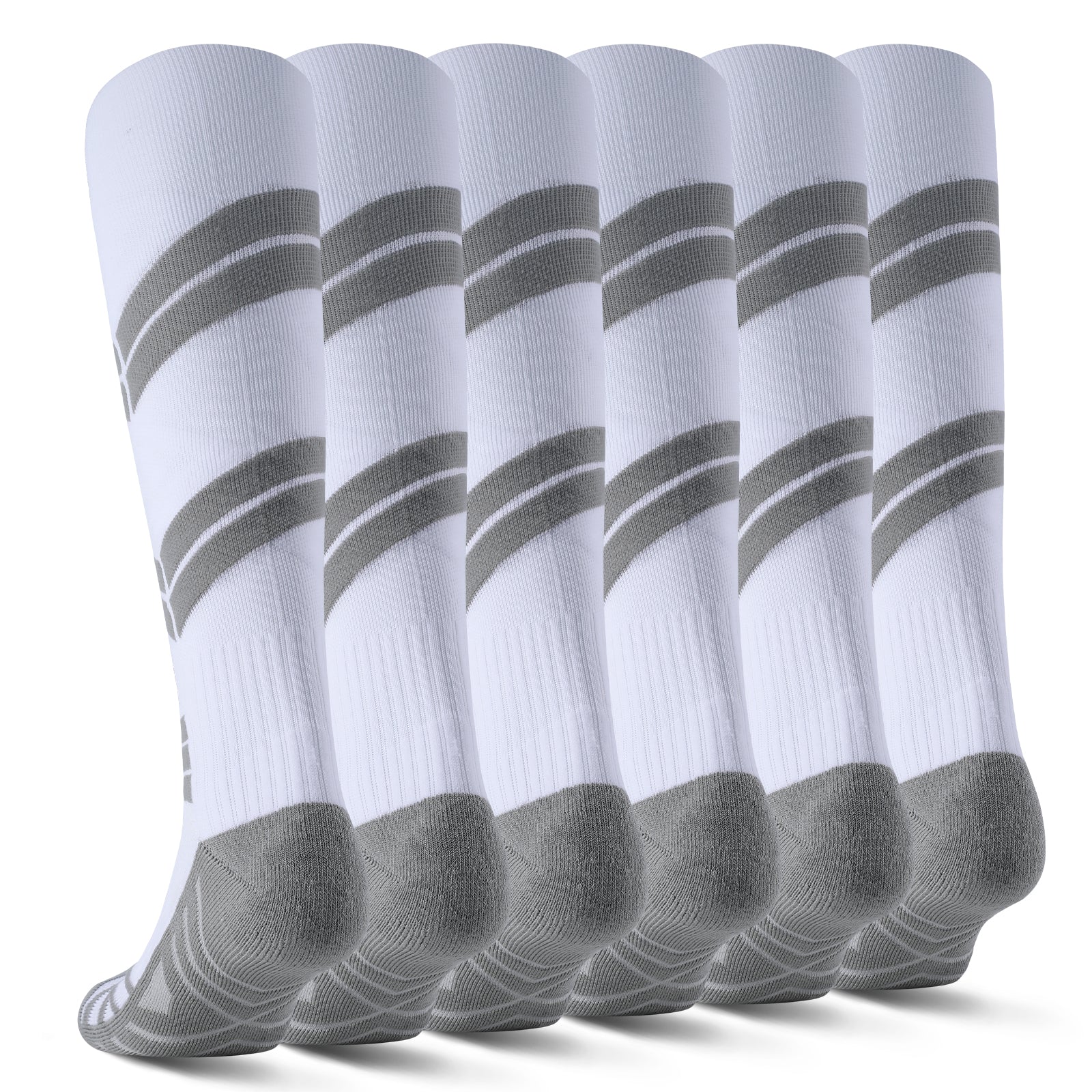 MQAMEX Ultra Light Compression Socks-Light Cushion Knee High